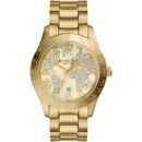 Michael Kors Ladies Layton Gold Pave Dial Watch - MK5959